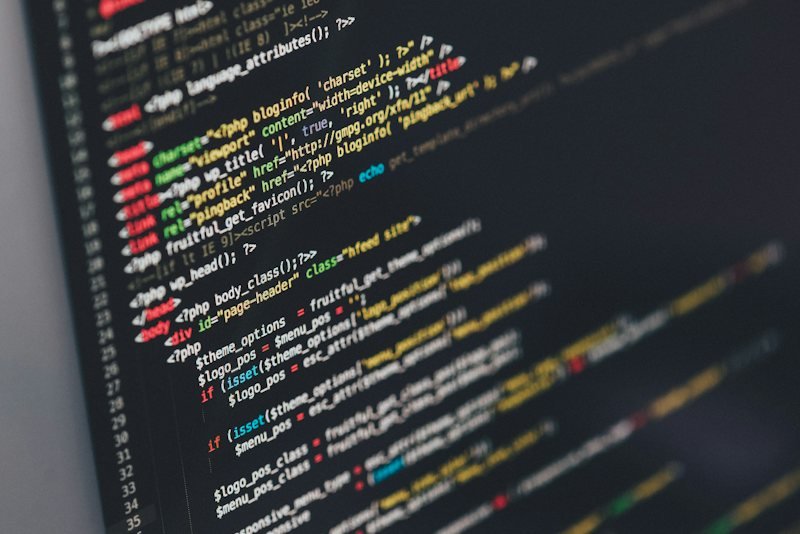 Code on a developer's screen